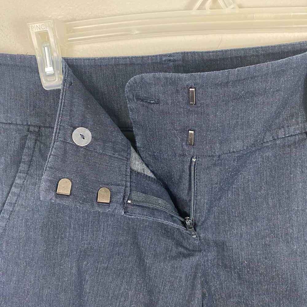 Ann Taylor Chambray Shorts - Picture 3 of 4